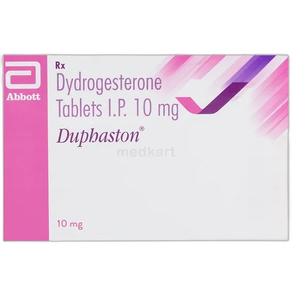 duphaston 10mg tablet 10's
